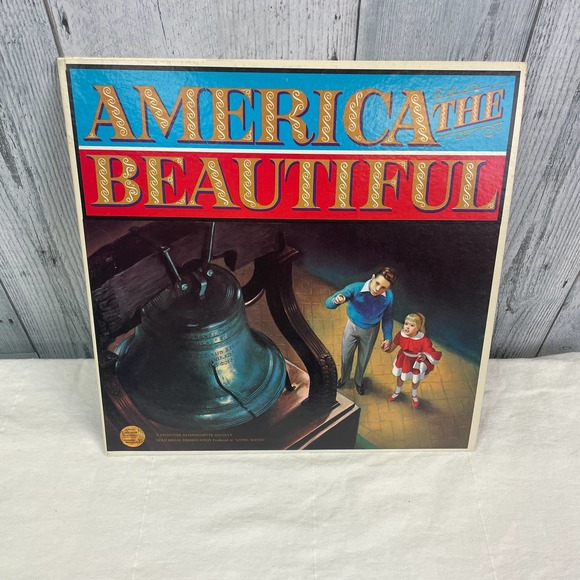 Vintage 1966 America The Beautiful Longines Symphonette Music LP Vinyl Record - Picture 1 of 2